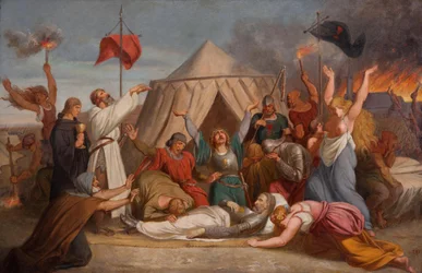 John Zizkas död, ca. 1850