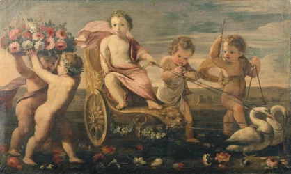 Amors triumf (olja på duk)