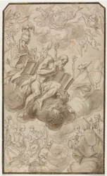 Sankt Hieronymus himmelsfärd, 1600-talet.
