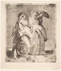 Judith med sin tjänare