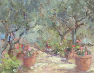 Trädgård i Porto Ercole, Italien, 1996