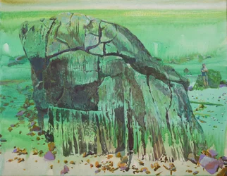 Gröna stenstranden