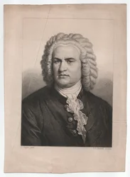 Johann Sebastian Bach (1685-1750) (c. 1850, gravyr)