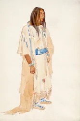 Piegan Blackfoot-kvinna