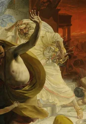 Detalj av Pompejis sista dag (av Karl Bryullov, 1833, Ryska museet)