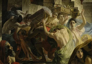 Detalj av Pompejs sista dag (av Karl Bryullov, 1833, Ryska museet)