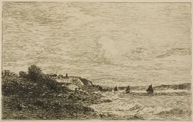 Seinen före Honfleur