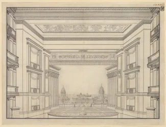Berlin. Schauspielhaus vid Gendarmenmarkt, scen
