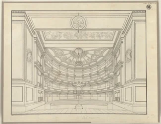 Berlin. Teatern på Gendarmenmarkt, salongen