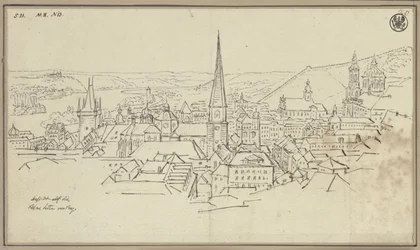 Lillsidan i Prag sedd från Hradčany