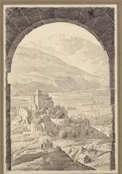 Sion i den schweiziska kantonen Valais