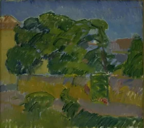 Från Christiansø, gamla prästgårdsträdgården