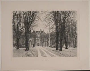 Den gröna trädgården på Frederiks Hospital