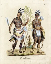 Nordamerikanska indianer (tryck)