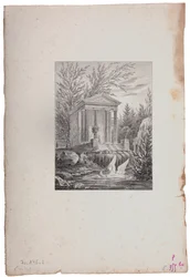 Kärlekens tempel i parken vid Chateau de Malmaison