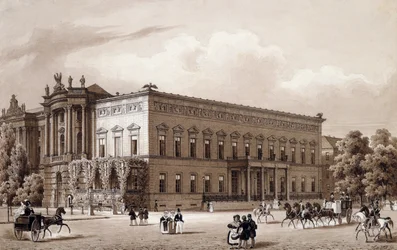 Unter Den Linden, Berlin, c.1840 (watercolor)