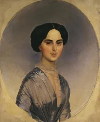 Porträtt av Sophia Andreyevna Bobrinskaya, född Shuvalova, 1846