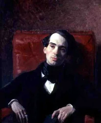 Porträtt av författaren, A. N. Strougovschikoff (1808-78)