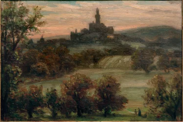 Landskap med utsikt över Kronberg