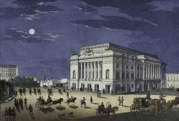 Alexandrinsky-teatern i Sankt Petersburg, första hälften av 1800-talet.