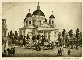 The Cathedral of the Lords Transfiguration of all the Guards in Sankt Petersburg, Första halvan av