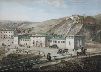 De kaukasiska mineralkällorna, mitten av 1800-talet