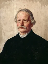 Porträtt av Gustav Freytag 1816-1895, 1886-1887.