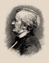 Porträtt av kompositören Richard Wagner 1813-1883, 1900-1910-talet.