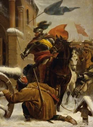 Johann de Werths räd nära Tuttlingen 1643