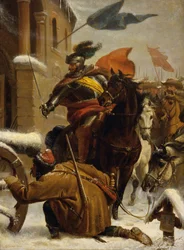 Johann de Werths räd nära Tuttlingen, 1643, 1866.