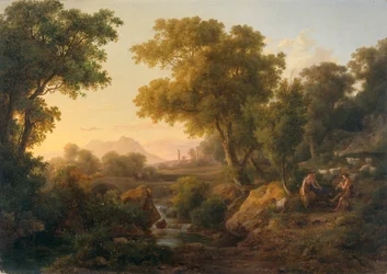 "Italienskt klassiskt landskap", 1811-1860