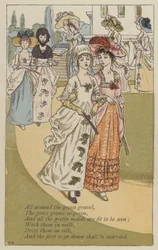Runt om det gröna gruset (färg litho)