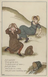 Jack och Jill (färg litho)