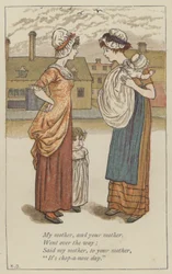 Min mamma och din mamma (färg litho)
