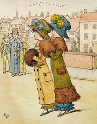 Ut på promenad, 1800-talet