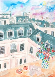 Takterrass i Paris