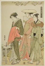 Blommor, från serien "Snow, Moon, and Flowers of the Floating World (Ukiyo setsugekka)"