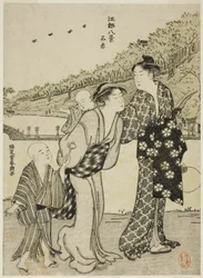 Shinobazu Pond, från serien "Eight Views of Edo (Koto hakkei)"
