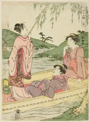 Den åttonde månaden (Hachigatsu), från serien "Popular Customs of the Tove Months (Fuzoku juni ko)"