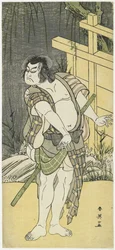 Sakata Hangoro_ III som Tanba no Suketaro_, 1791