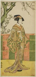 Skådespelaren Sawamura Tamagashira i en oidentifierad roll