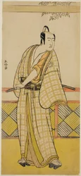 Skådespelaren Sawamura Sojuro III i en oidentifierad roll