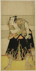 Skådespelaren Sawamura Sojuro III i en oidentifierad roll