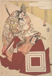 Ichikawa Dan Juro V-medlem Ah, uppträd ett tag. . . , mygga. 1786.