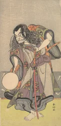 Den första Nakamura Nakazo som en samuraj, ca. 1780.