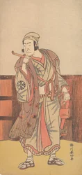 Den första Nakamura Nakazo i rollen som Shimada no Hachizo, 4:e månaden, 1783.