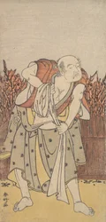Den andra Nakamura Sukegoro som gammal man, ca. 1788.