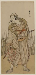 Ichikawa Dan Juro V A s A T Love er Be Mr. Cu MP med s, c. 1780.