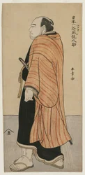 Tanikaze Kajinosuke från Edo, Japans bästa brottare, omkring mitten av 1780-talet