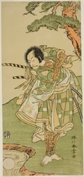 Skådespelaren Ichikawa Danjuro V i en oidentifierad roll